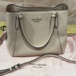 Kate Spade Light Pink / Blush Leather Tote Bag